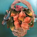 CAPODIMONTE FLOWER BASKET MADE IN ITALY