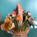 CAPODIMONTE FLOWER BASKET MADE IN ITALY