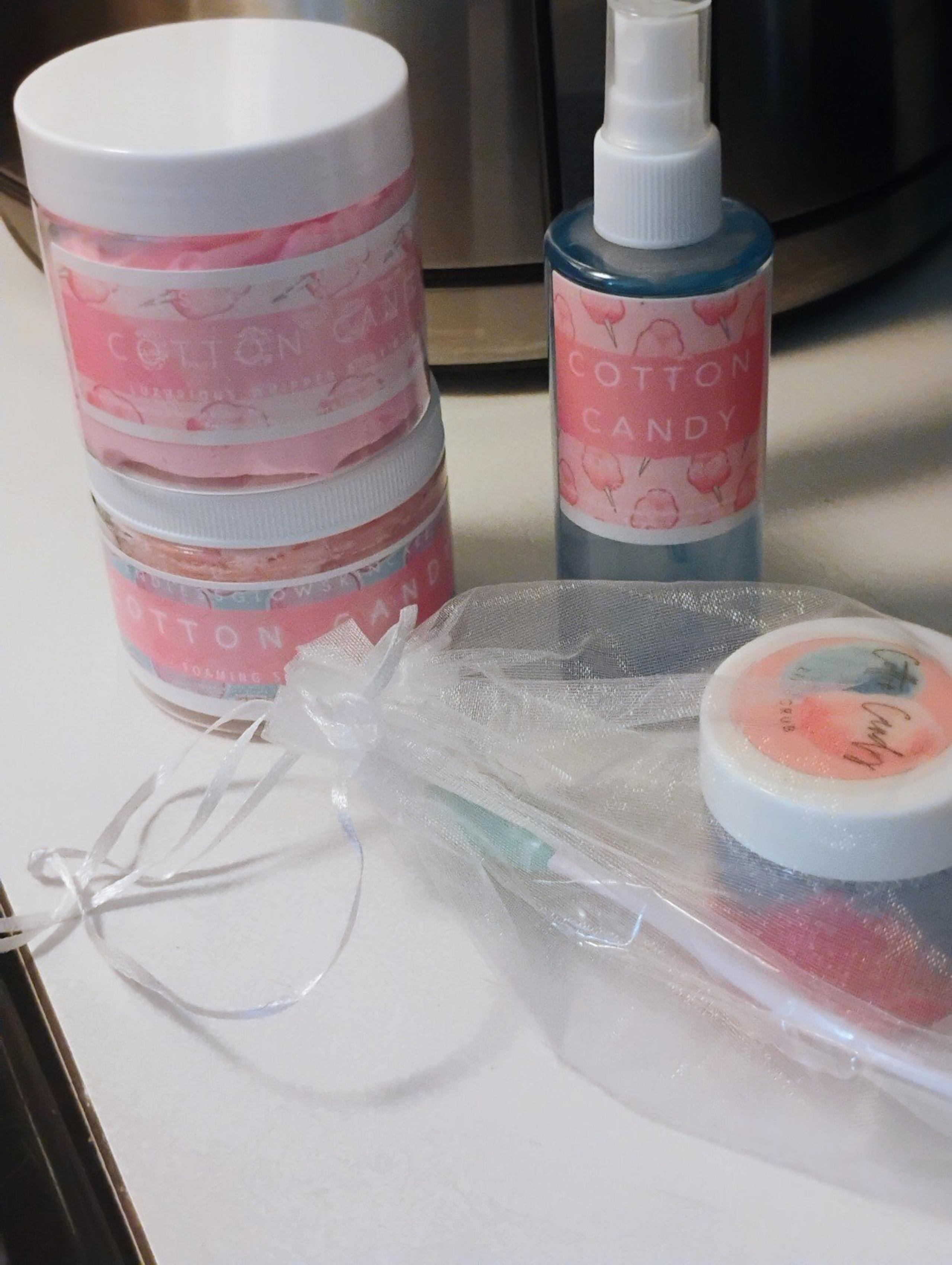 Cotton candy body care set