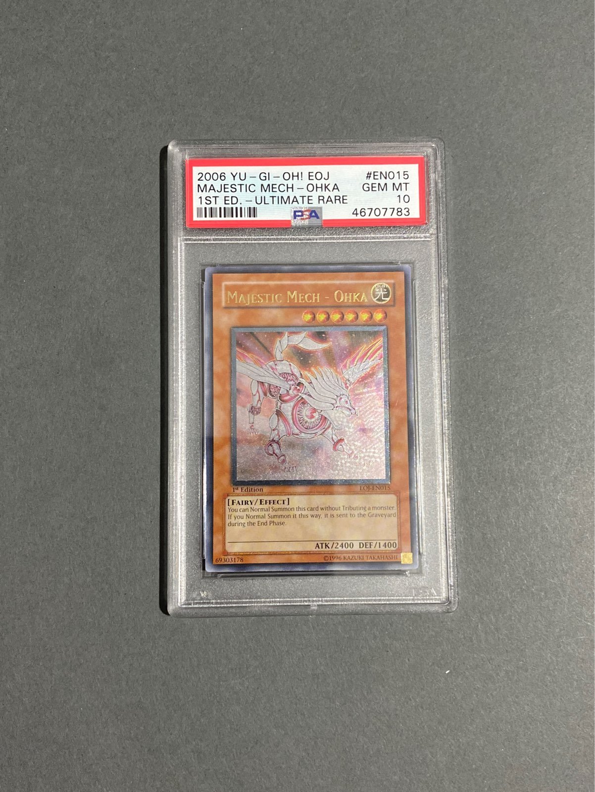 Yugioh PSA 10 Majestic Mech - Ohka