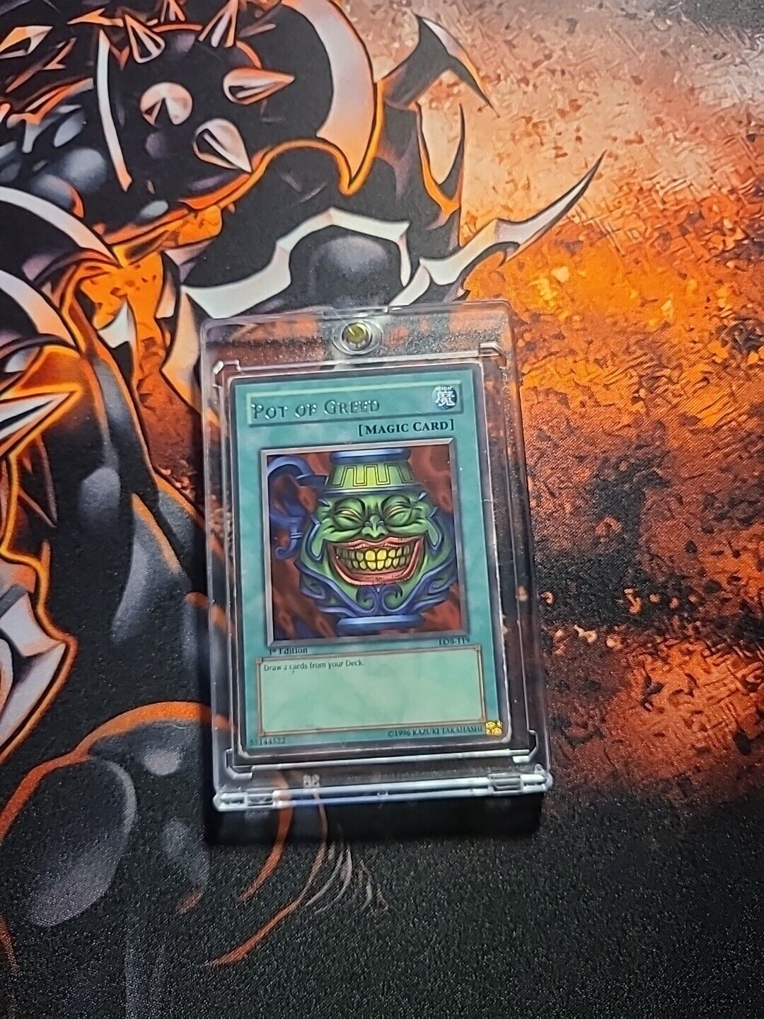 Yu-Gi-Oh! TCG Pot of Greed Legend of Blue Eyes White Dragon LOB-119 1st Edition