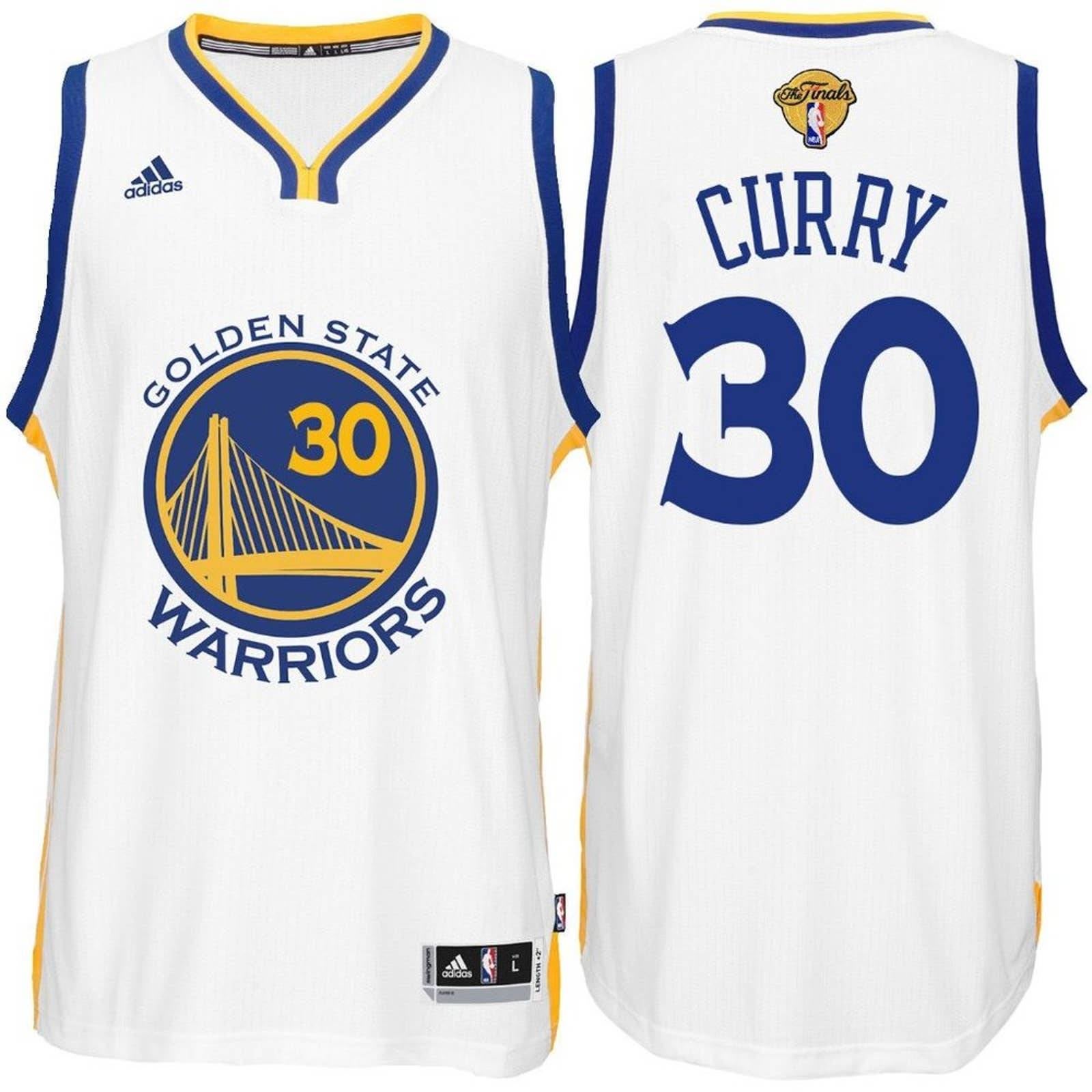 Adidas Stephen Curry White Swingman Jersey #30 NBA