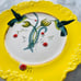 Anthropologie Lou Rota HUMMINGBIRD Dessert Plate 9 Yellow Nature Table RARE
