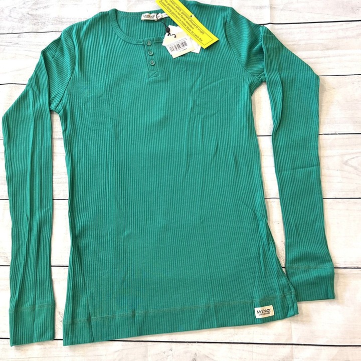 NWT Marmar Copenhagen Grass Ribbed Henley