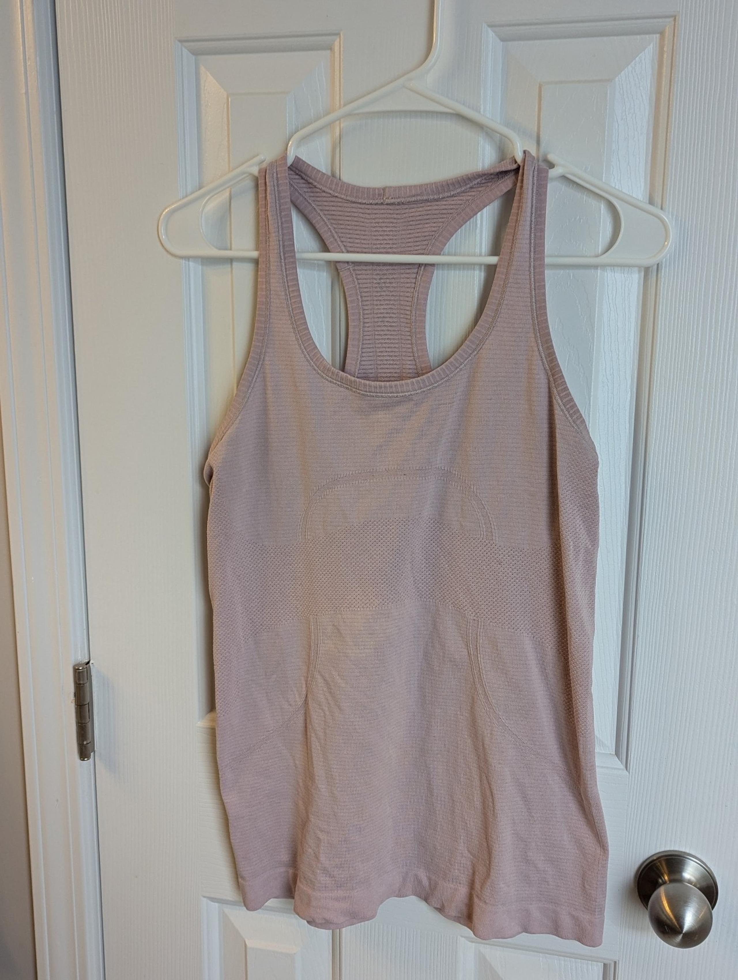 Lulu lemon athletica racer back running women Tank top dusty rose