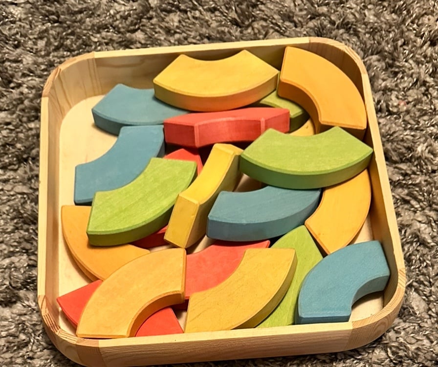 Avdar curve blocks - (can include tray if preferred)