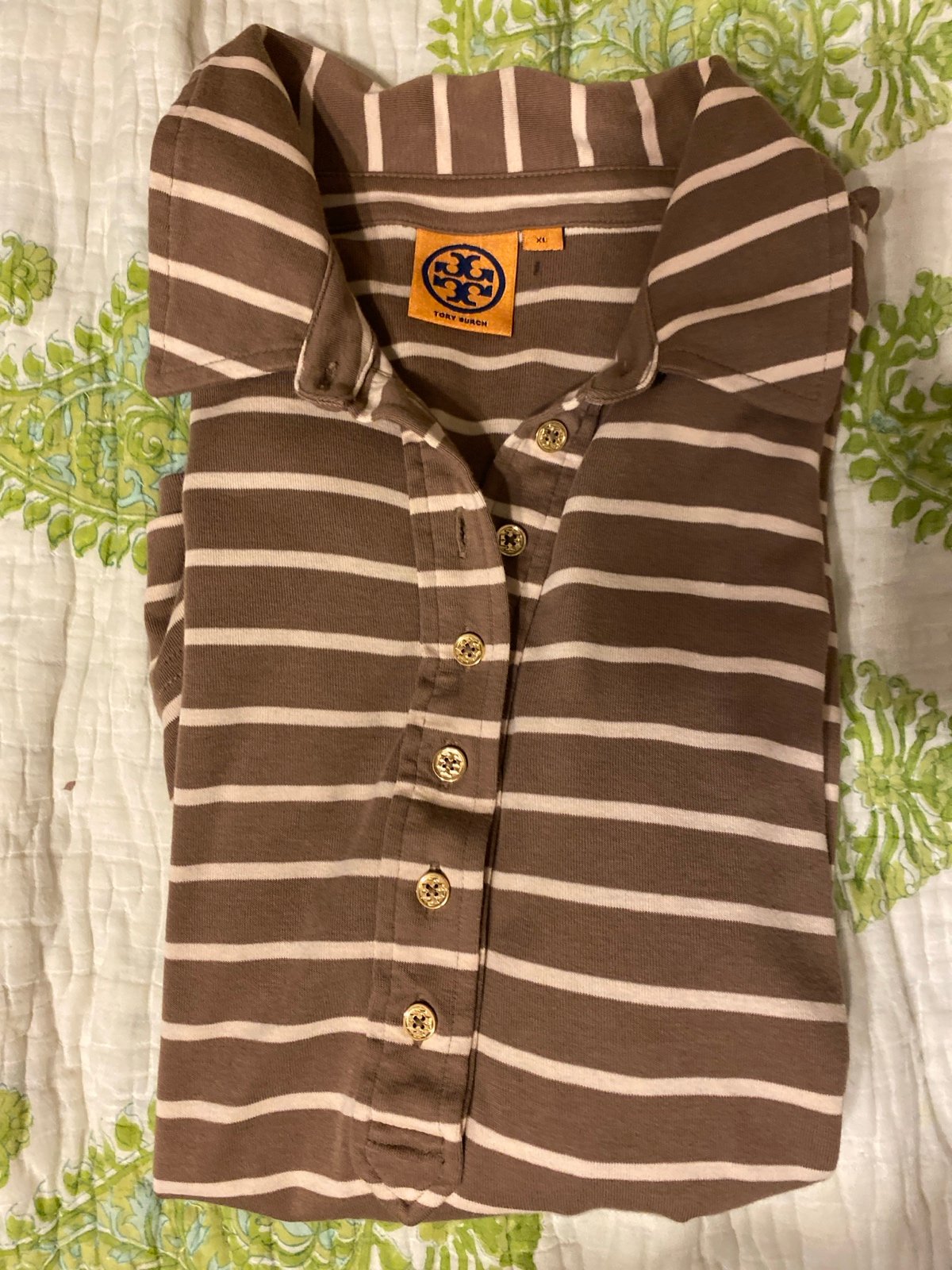 Tory Burch long sleeve shirt (XL)