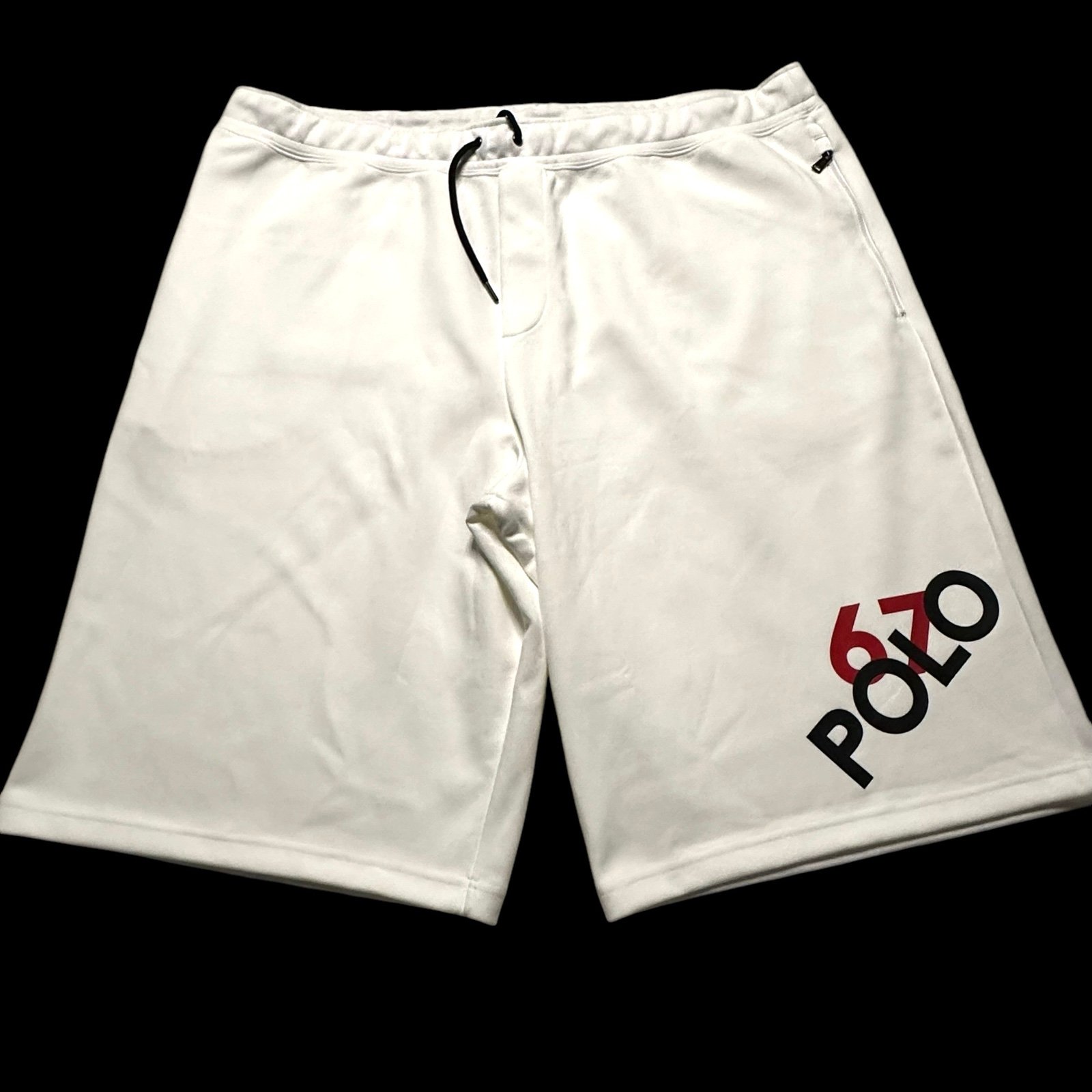 Polo Ralph Lauren 67 Shorts Mens 3XLT Fleece Zipper Pockets Performance NWOT
