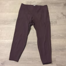 Patagonia obsidian plum maipo 7/8 stash tights size XL