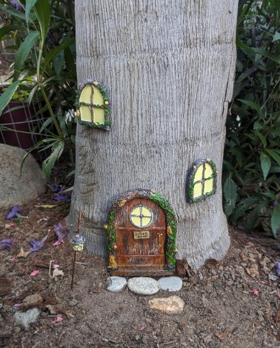 Fairy Garden Kit, Fairy Door, Fairy Door and Windows for Trees, Tree Stump Decor