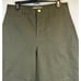 Elizabeth and James 29 Carmine Cropped Button Fly Wide Leg Jeans Olive Boho B16