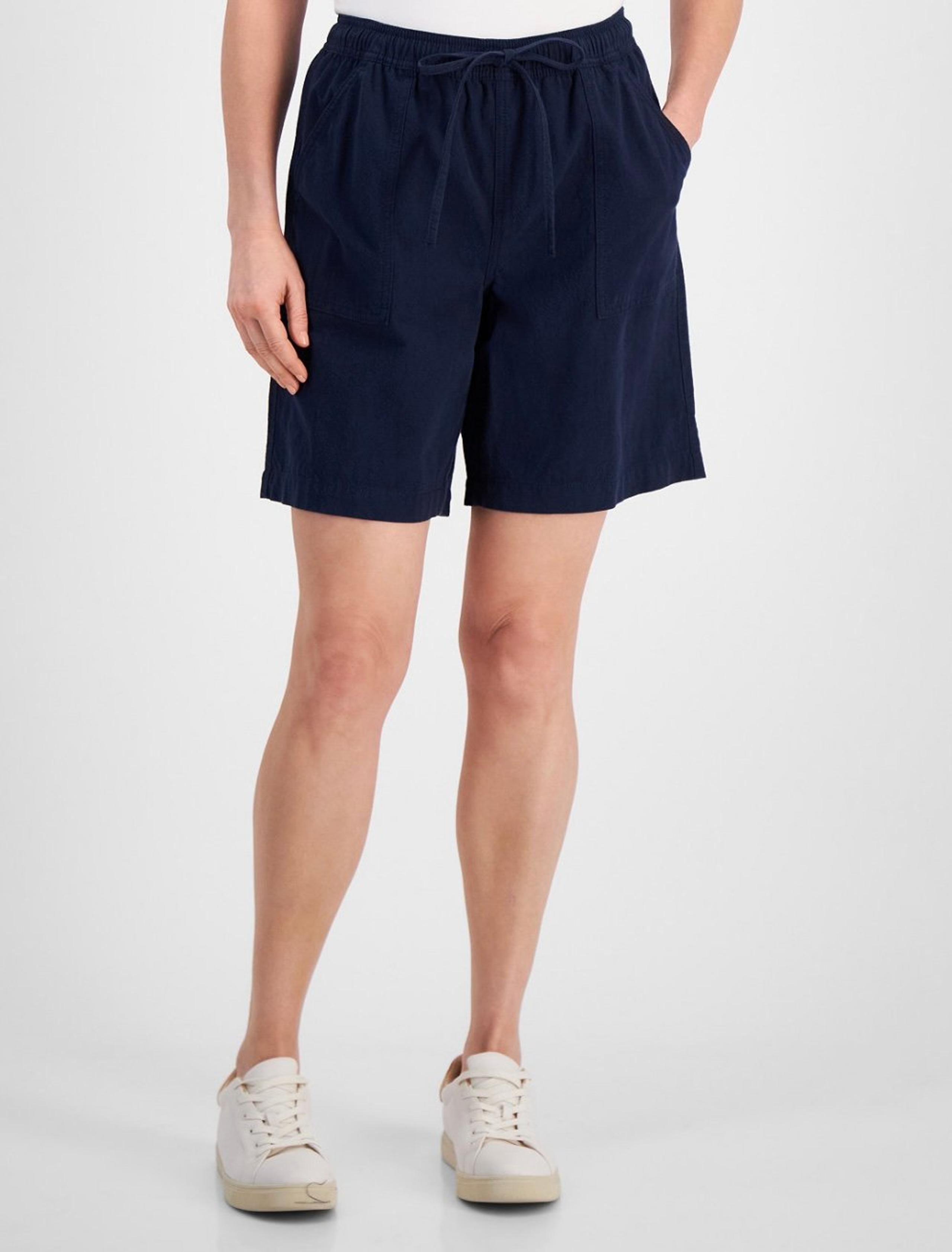 NWT Style & Co Women's Cotton Drawstring Pull-On Shorts
