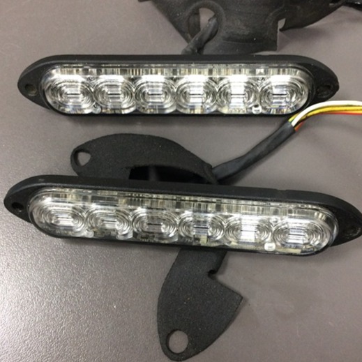 STAR MicroStar DLITMC-RWB, Emergency Vehicles, Pair of Low Profile Lights