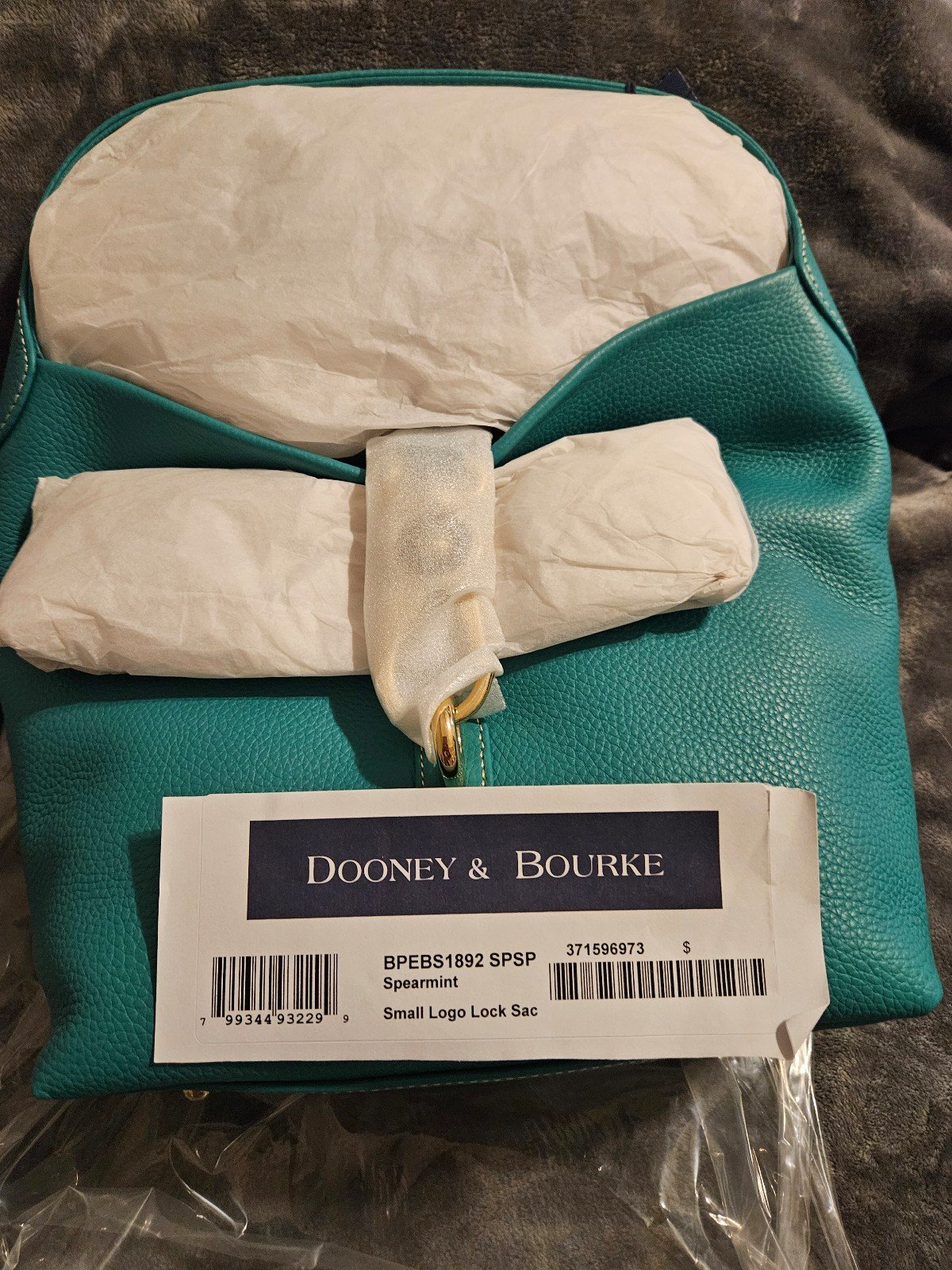 Dooney and Burke Small Logo Lock Sac
