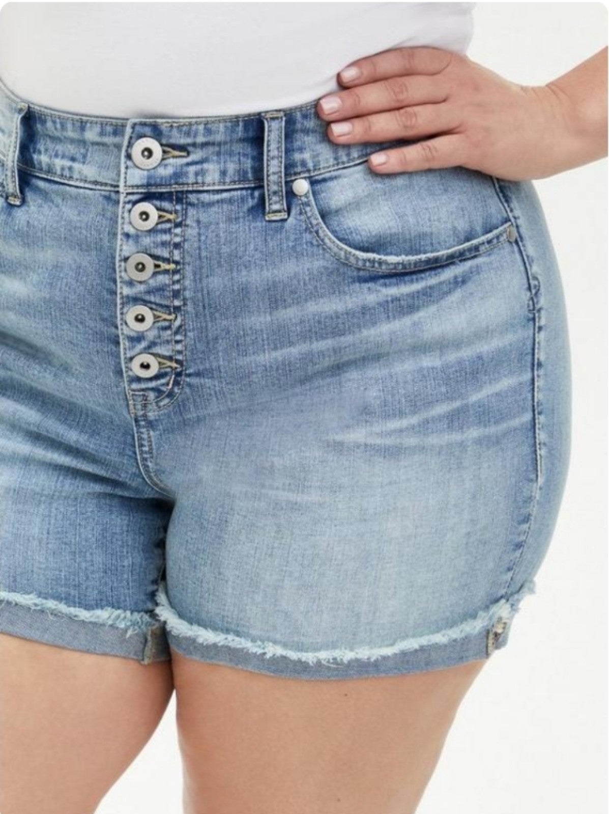 Torrid 5 High-Rise Vintage Stretch Short