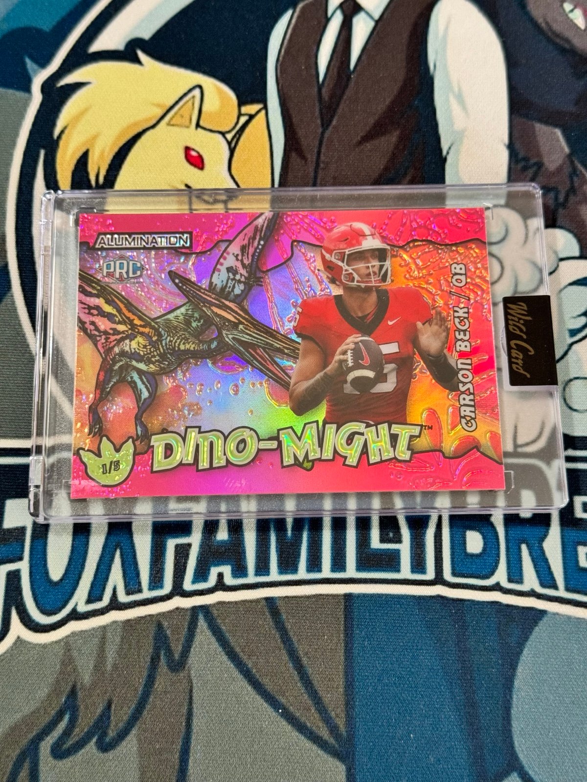 Carson Beck Dino-Might 1/5 Pink Georgia Bulldogs NCAA Football
