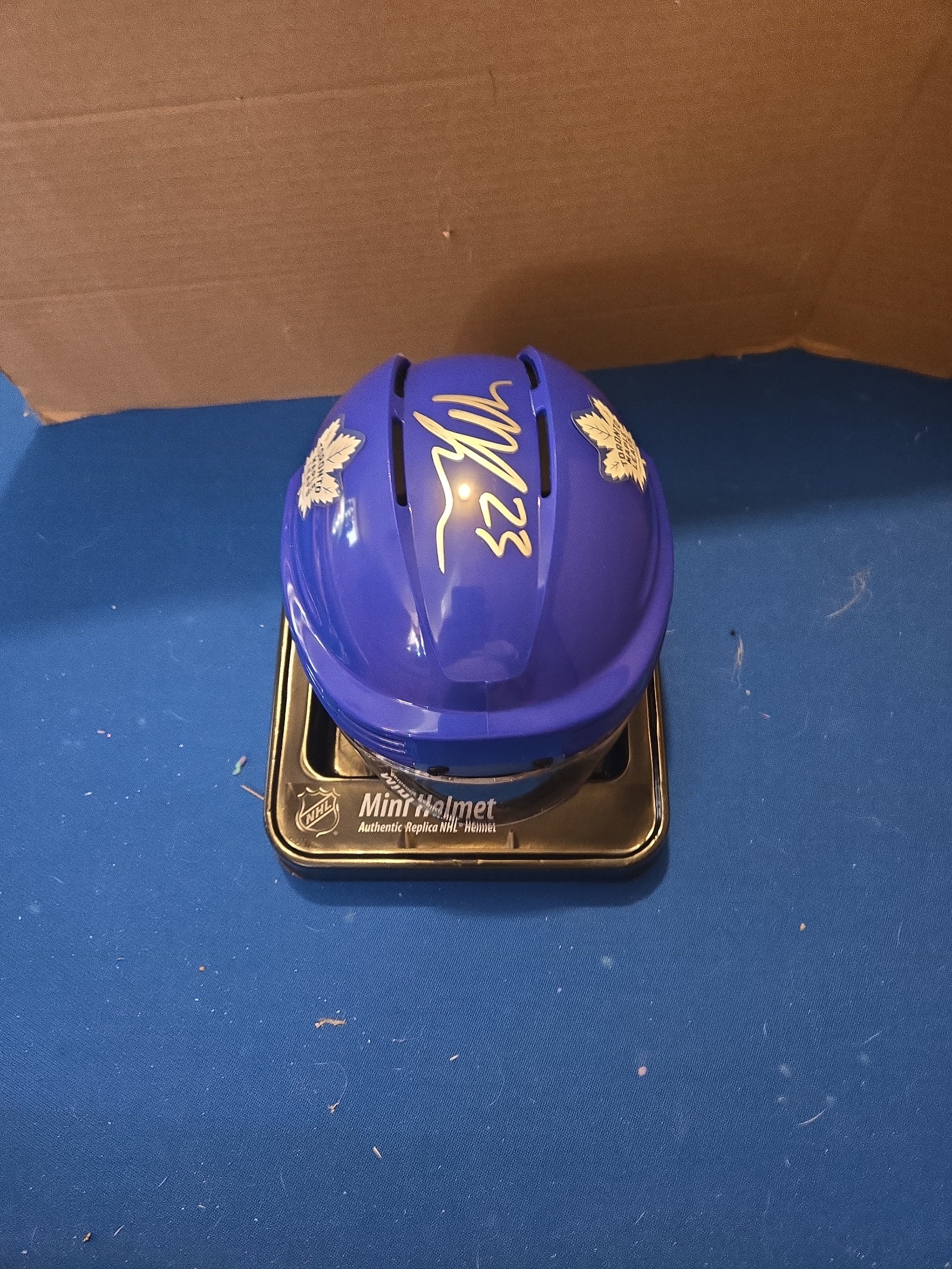 Matthew Knies #23 Toronto Maple Leafs Autograph Mini Helmet