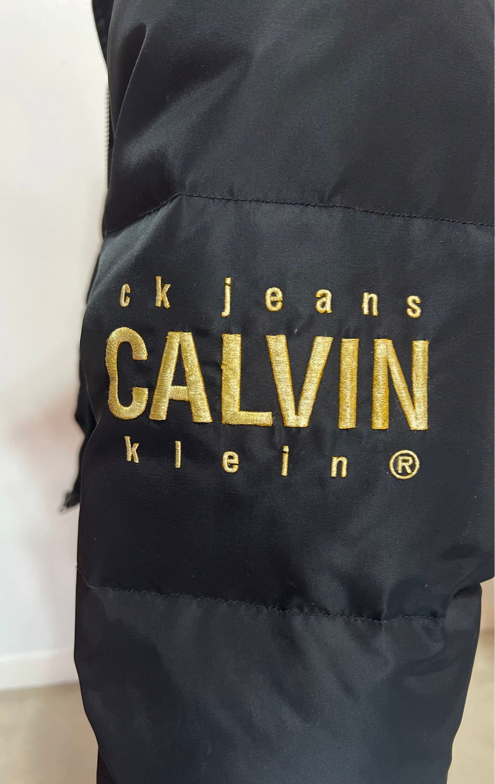 Calvin Klein puffer jacket black