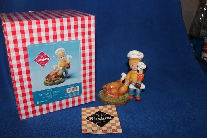 My Little Kitchen Fairies 2012 'Lil' Turkey Chef' Fairie 4028260 Enesco - EC HT