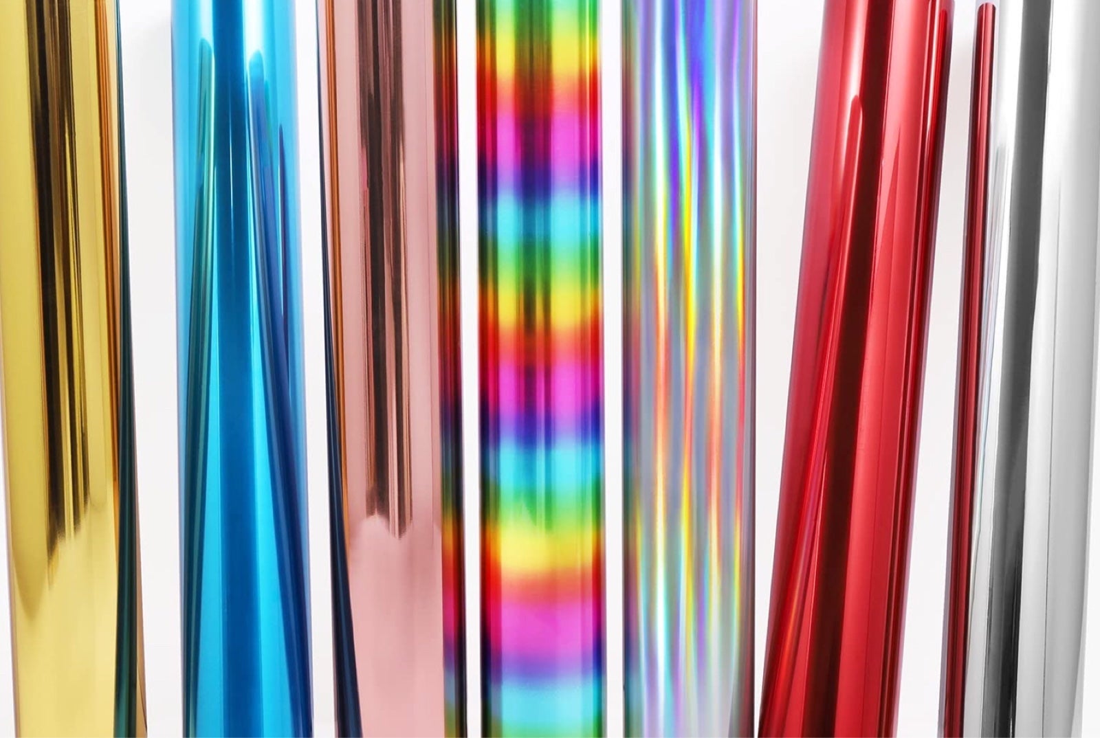 Soft metallic holographic htv bundle