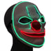 Psycho Clown Mask LED MASK COSTUME carnival mask