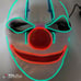 Psycho Clown Mask LED MASK COSTUME carnival mask