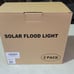 Solar Flood Light 2 pack