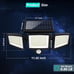 Solar Flood Light 2 pack