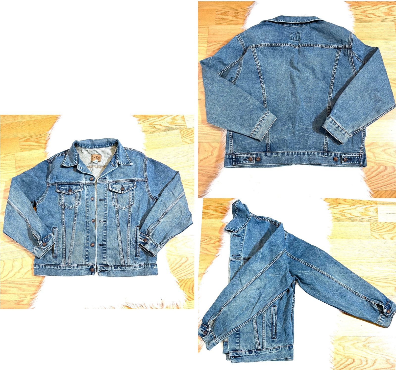 Gap 1969 button front Jean Jacket Men’s size L