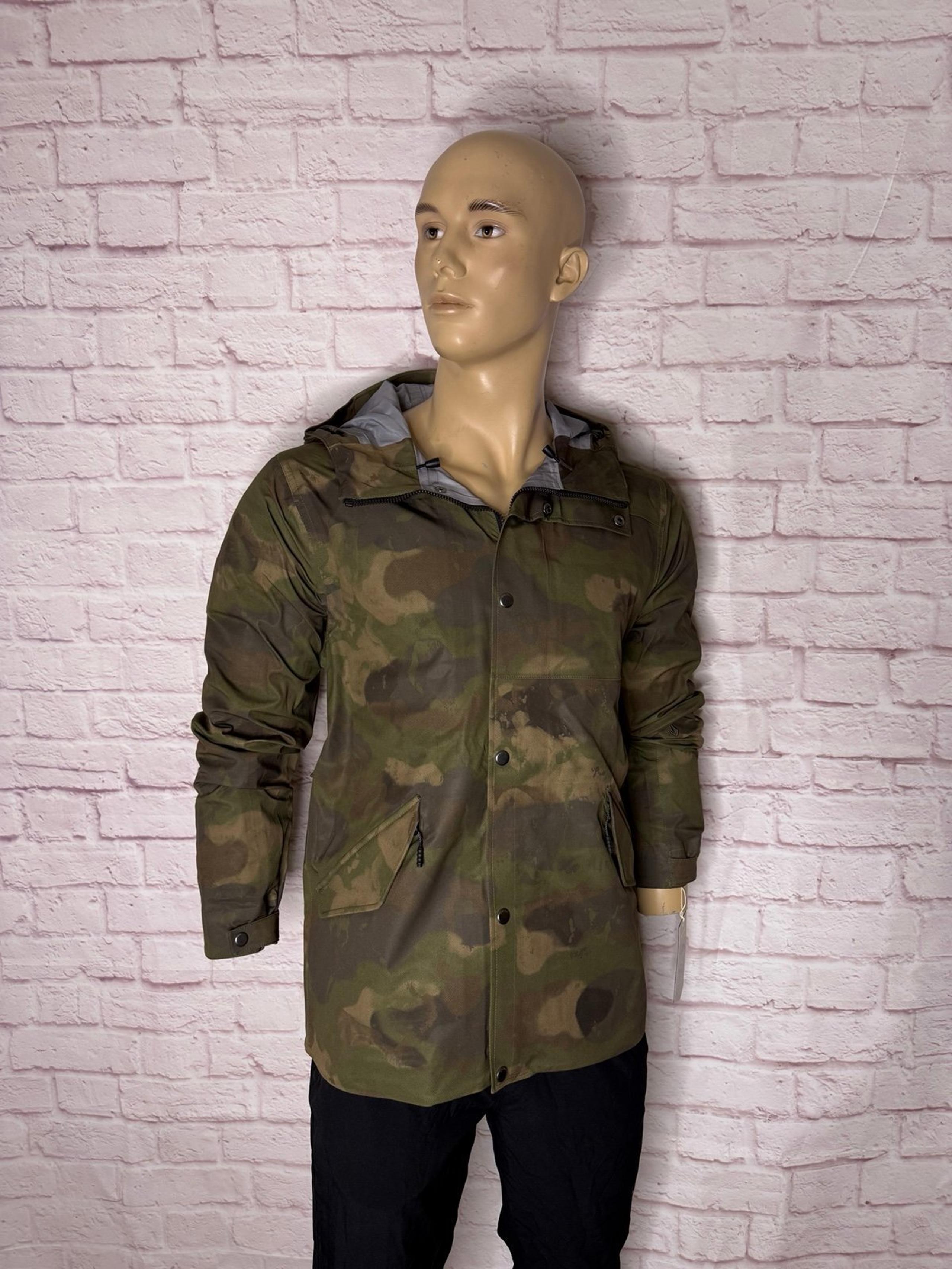 Volcom Mens Exclusive Lane TDS Parka Camo Jacket Size Small