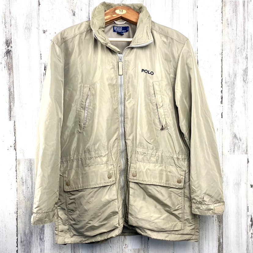 Vtg Polo Ralph Lauren Rain Coat Jacket L