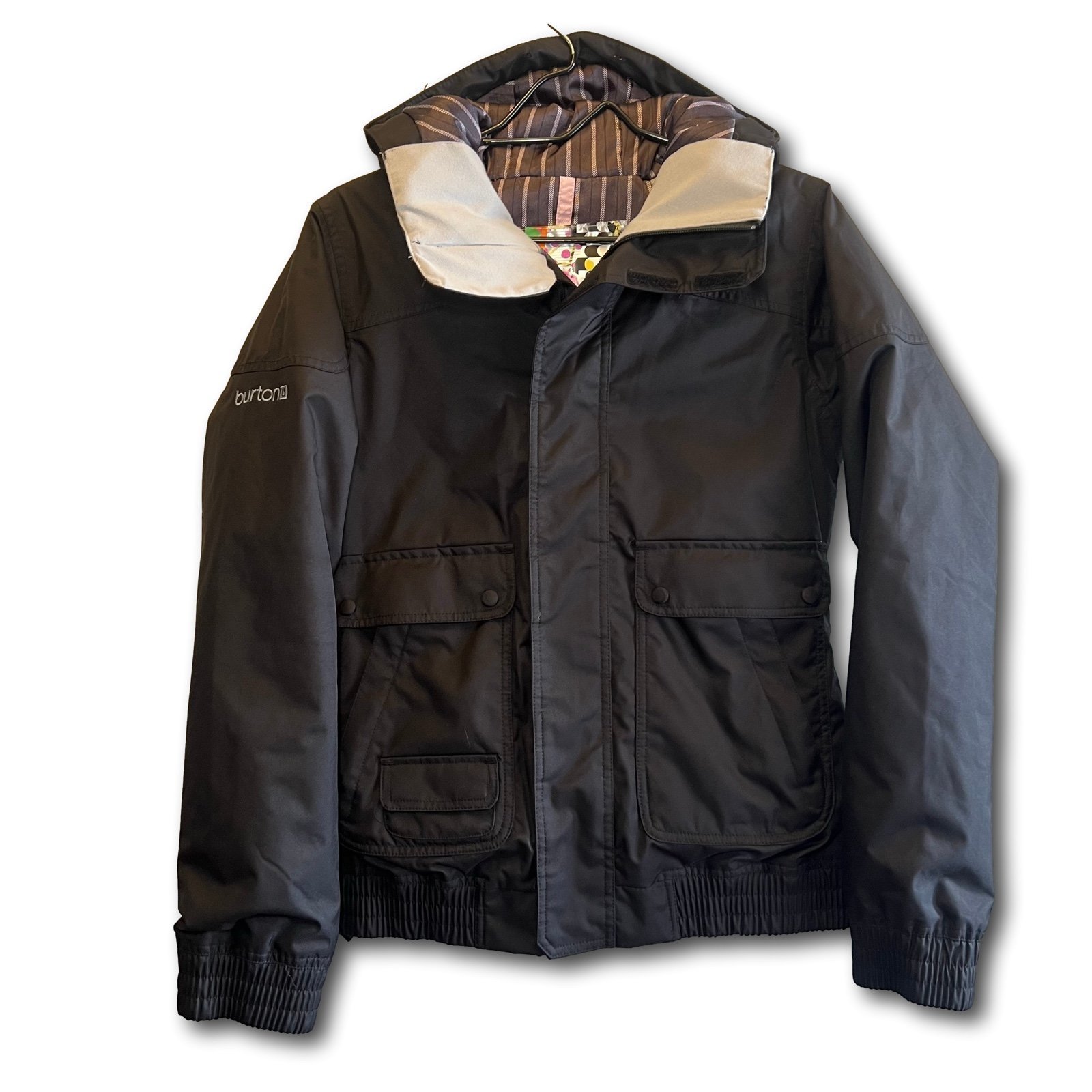 Burton Womens Dryride Da Nang Soft Shell Snowboarding Coat Hooded Full Zip Small