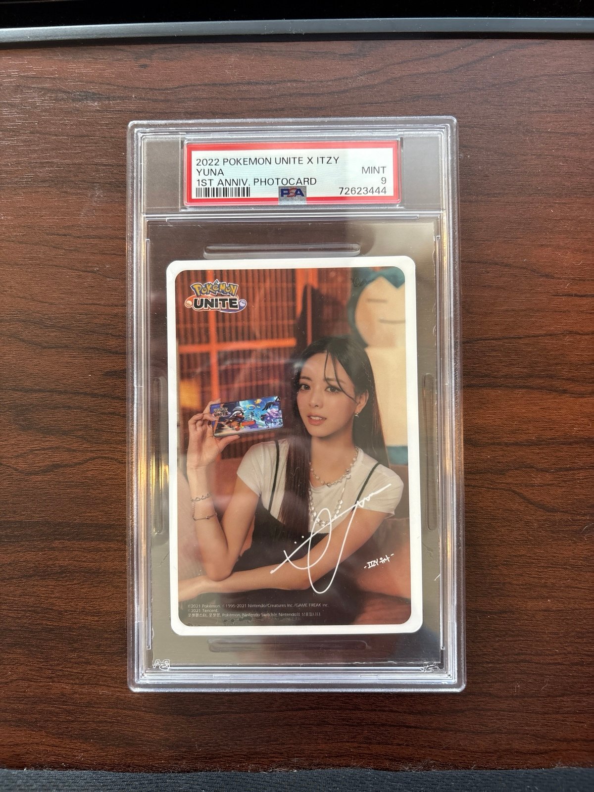 Itzy Yuna Pokemon Unite PSA 9