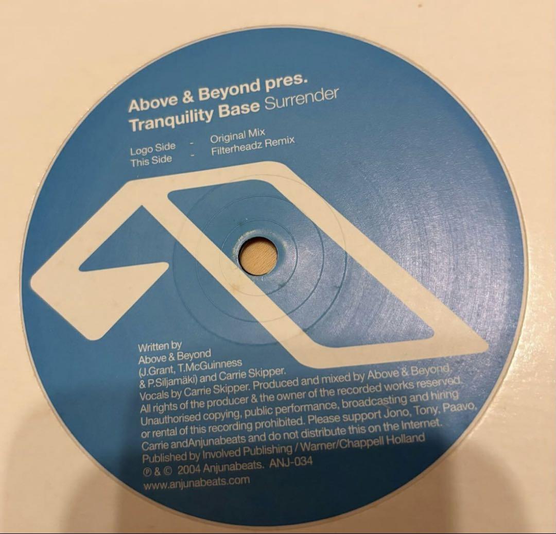 Above & Beyond - Tranquility Base / Surrender Other