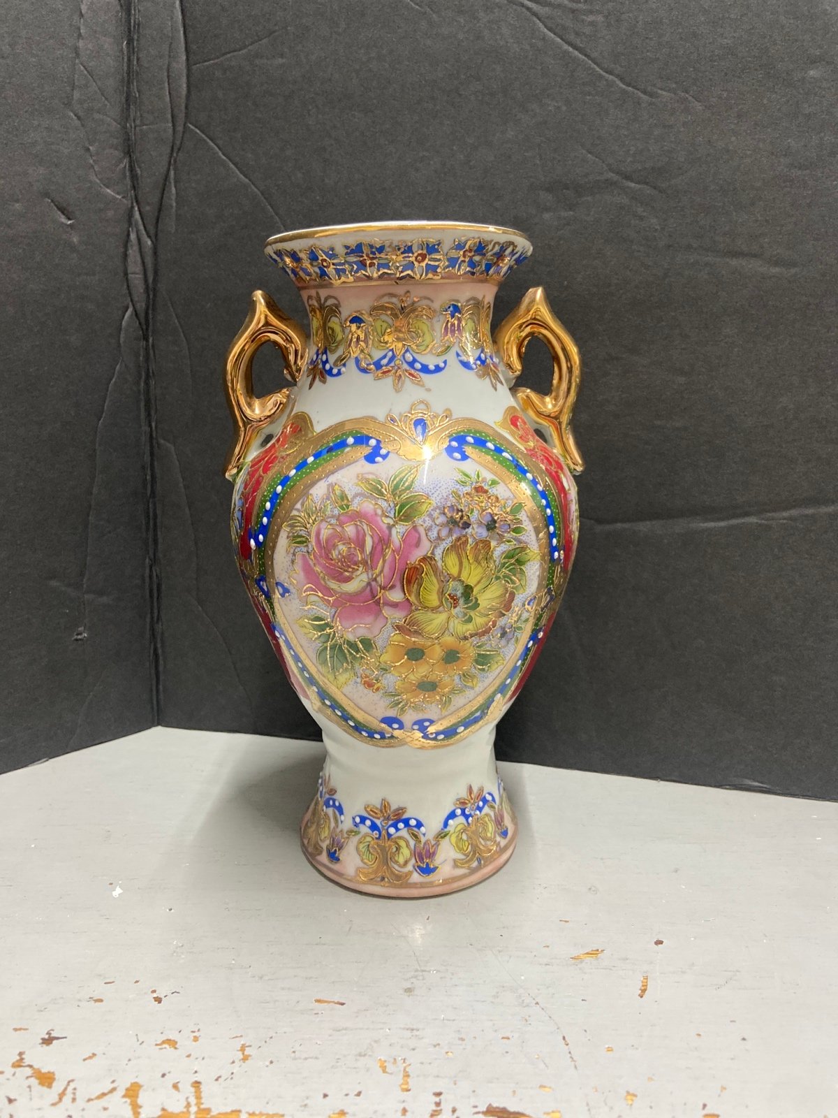 Hand painted vase