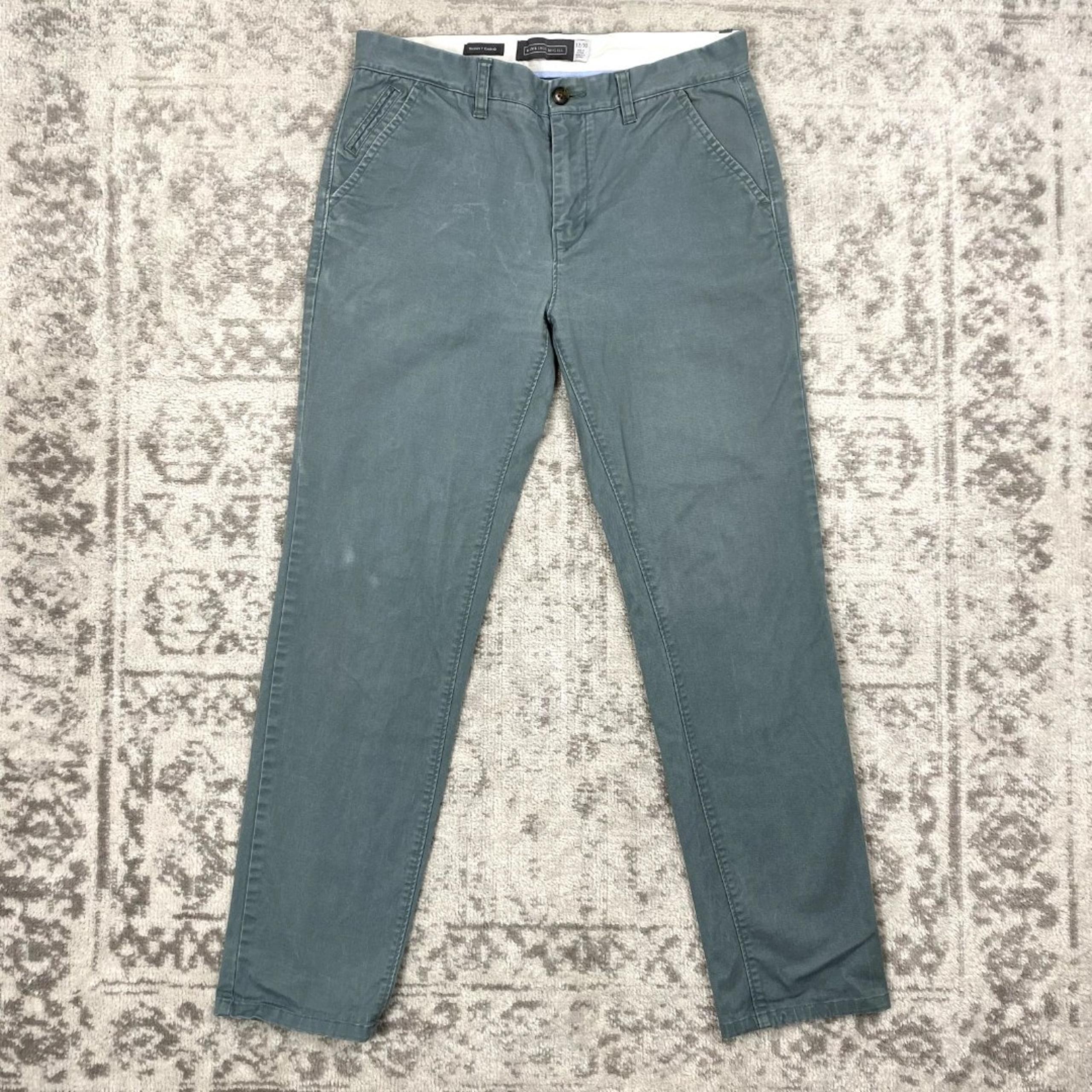 Hawkings McGill Chino Pants Mens Skinny Fit Business Casual Pants Size 32x30