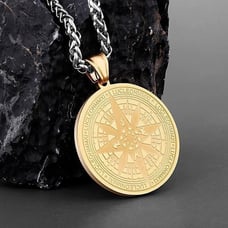 14K Gold Plated Cubic Zircon Pendant, INUS1BR194