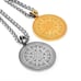 14K Gold Plated Cubic Zircon Pendant, INUS1BR194