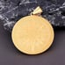 14K Gold Plated Cubic Zircon Pendant, INUS1BR194