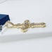 14K Gold Plated Cubic Zircon Pendant, INUS1BR194