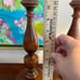 Wood turned candlestick pair-10.5” tall-Colonial-home decor-kitschy-mid century
