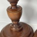 Wood turned candlestick pair-10.5” tall-Colonial-home decor-kitschy-mid century
