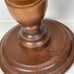 Wood turned candlestick pair-10.5” tall-Colonial-home decor-kitschy-mid century