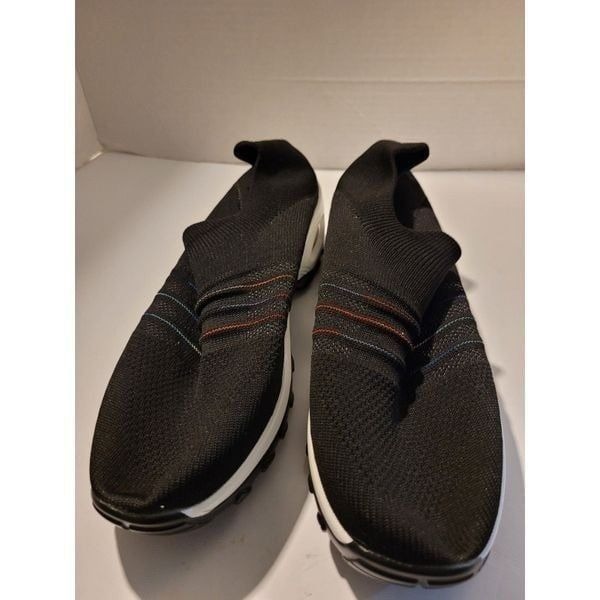 QH0L FASHION SNEAKERS SIZE 42 black canvas Nwot Excellent condition Never used