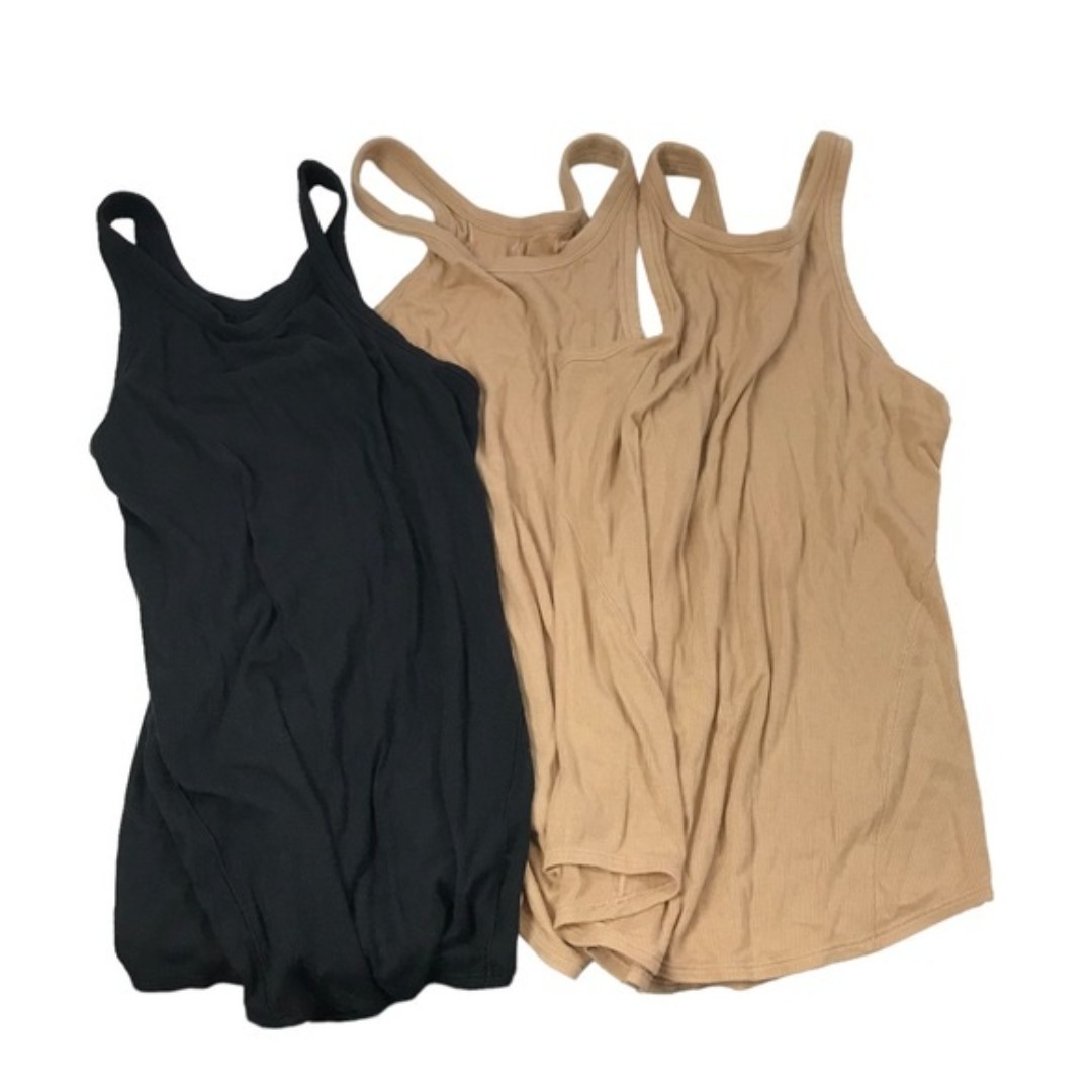 3- lululemon sleeveless stretch ribbed shirt size 6