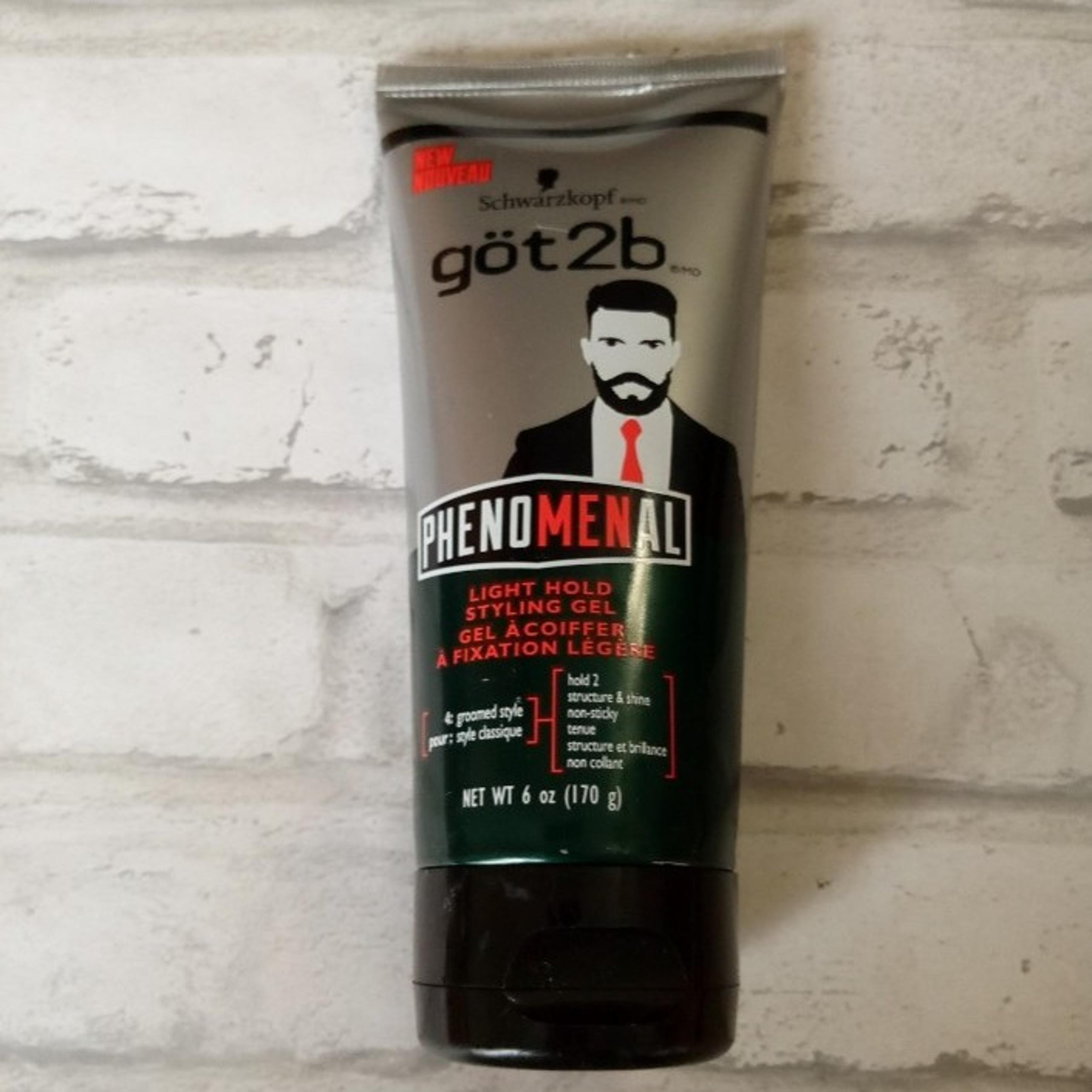Schwarzkopf Got2b PHENOMENAL Light Hold Styling Gel