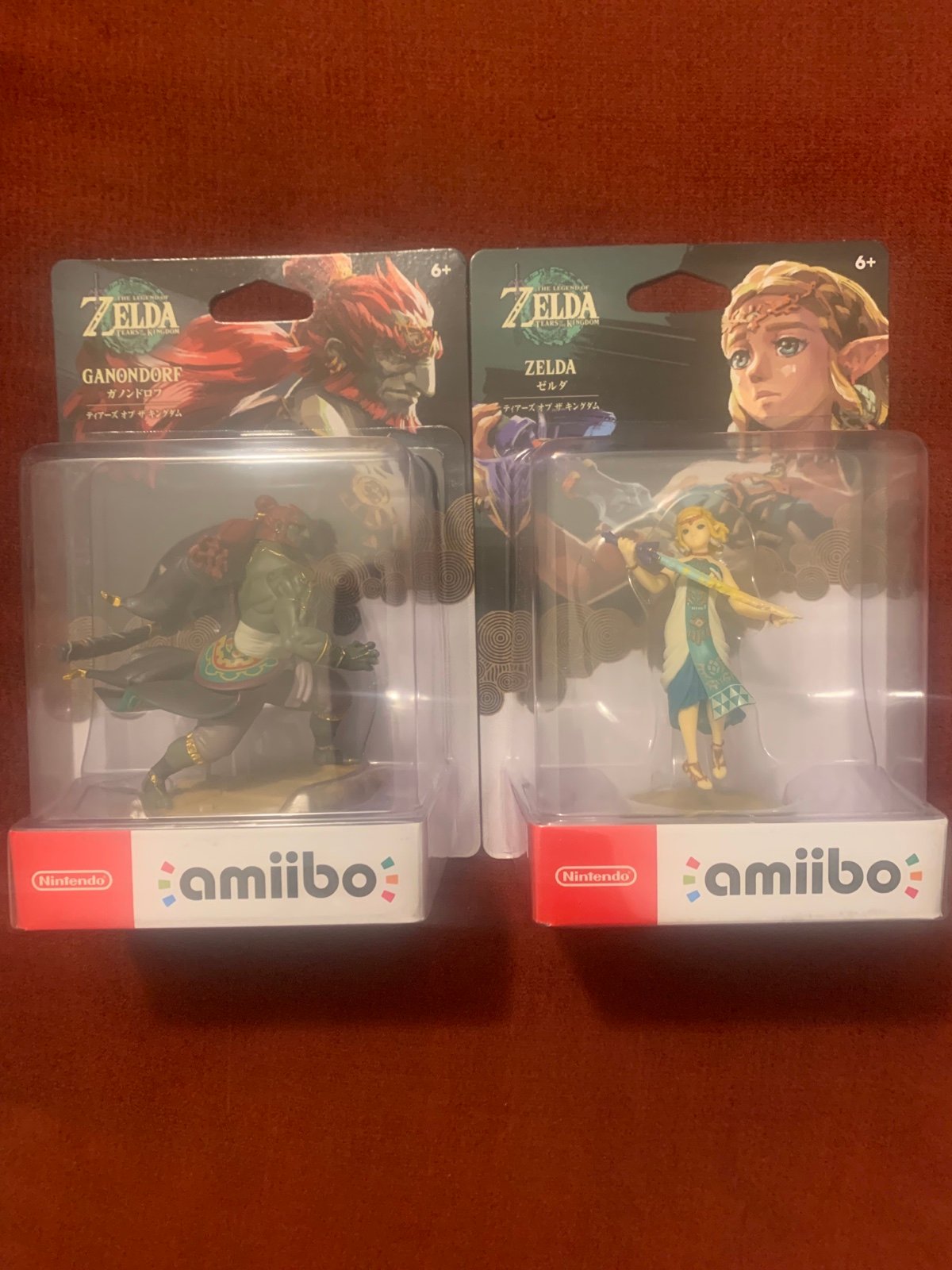 The Legend of Zelda Ganondorf and Zelda Amiibo