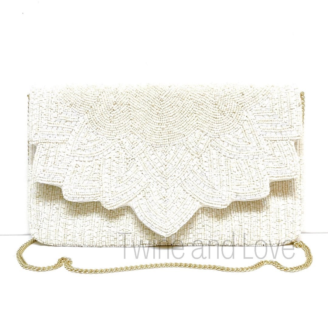 Bride Clutch Purse, Bridal Gift for Bride