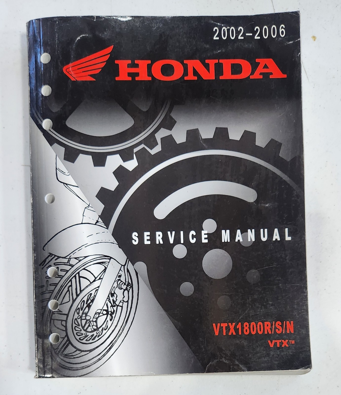 Genuine Honda Service Manual for VTX1800R VTX1800S VTX1800N 2002-2006