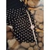 Alice + Olivia wrap mini dress black white floral embroidered 2